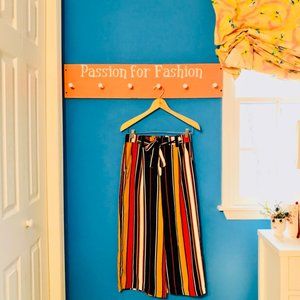 Zara Wide Leg Striped Pant